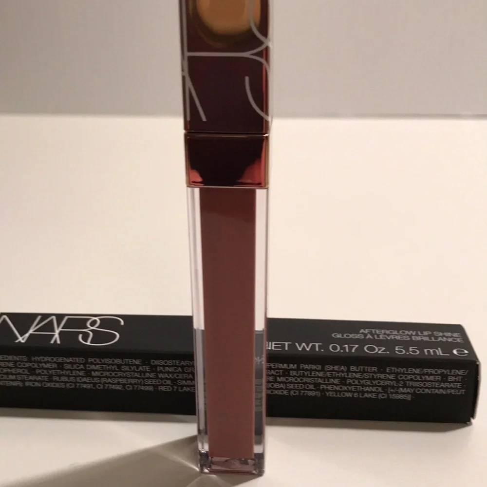 NEW NARS Afterglow Lip Shine Gloss in Nympho